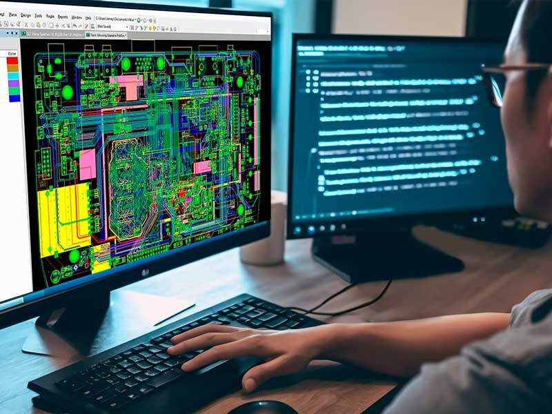 Professional ic board design and schematic reverse engineering services using advanced pcb design software.