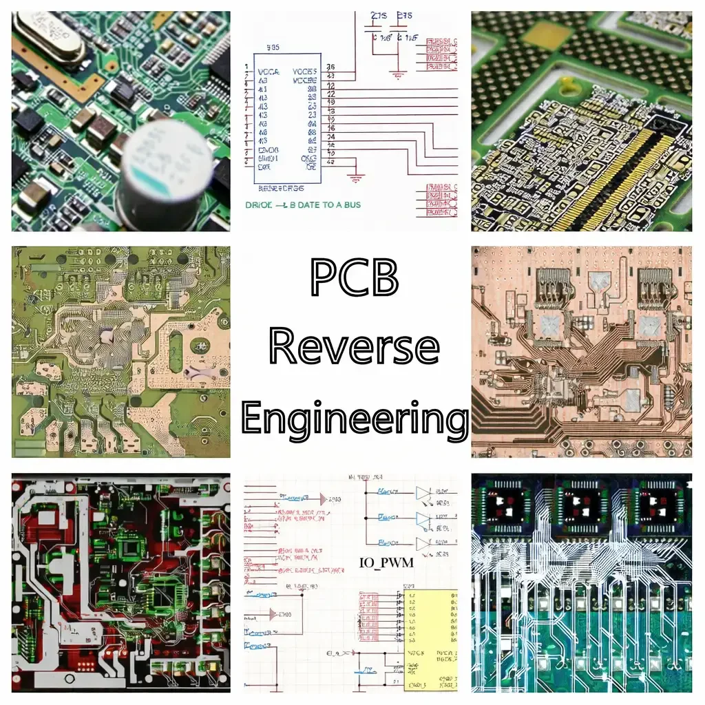 Reverse engineering process to generate a readable pcb schematic diagram from a physical board.