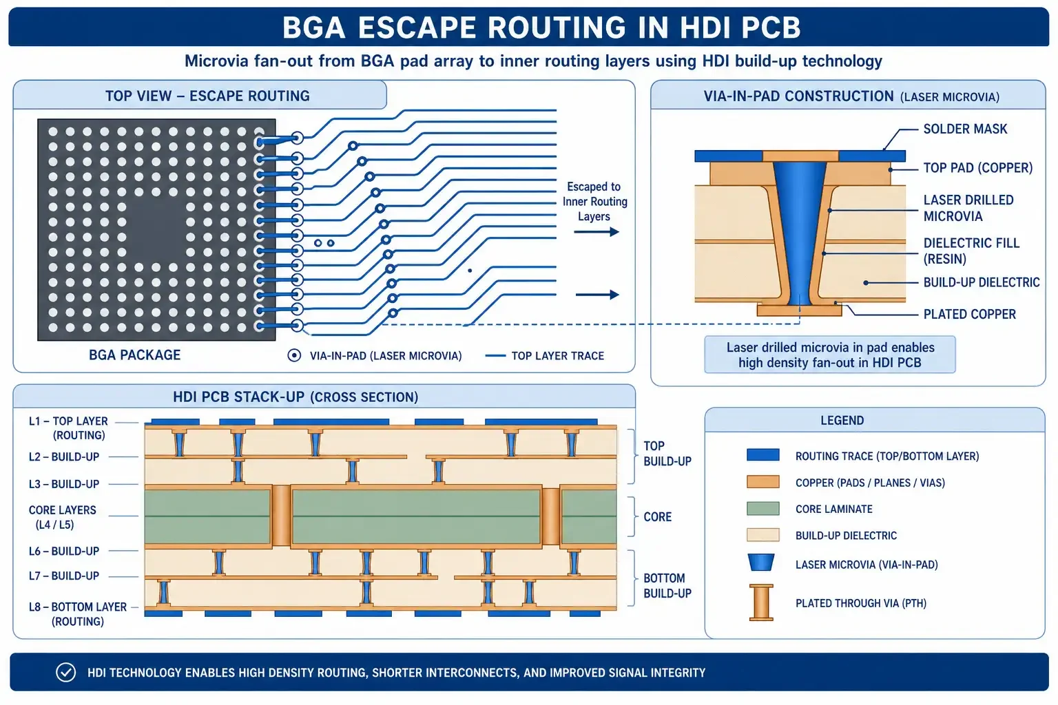 Complete Guide to BGA Escape Routing HDI