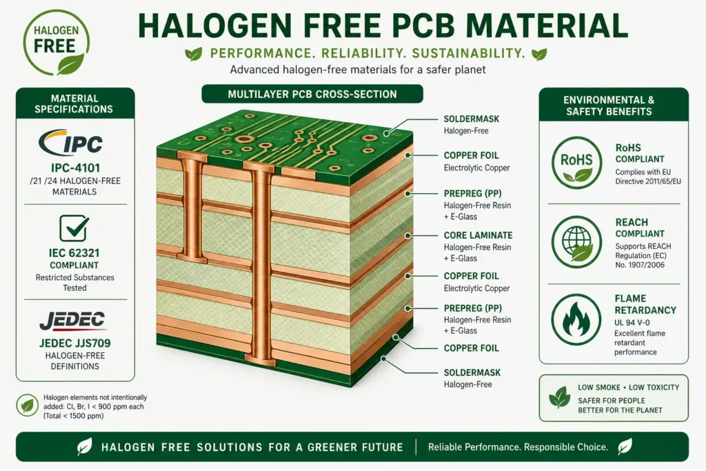 Halogen Free PCB Material Guide 2026