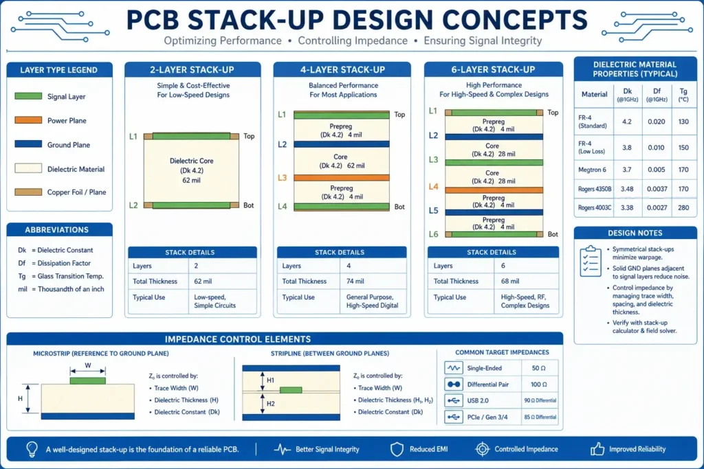 PCB Stack-Up Design Guide 2026