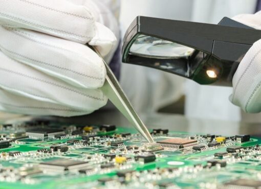 Manual soldering and visual inspection for circuit card assembly ensuring IPC-A-610 quality standards
